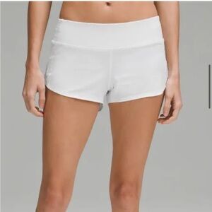 White lululemon shorts - size 6